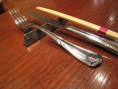 ナイフ，フォーク＆箸